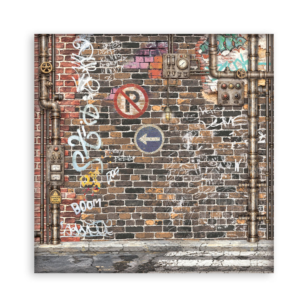 Stamperia Single-Sided Paper Pad 12x12 - Furry Friends 2