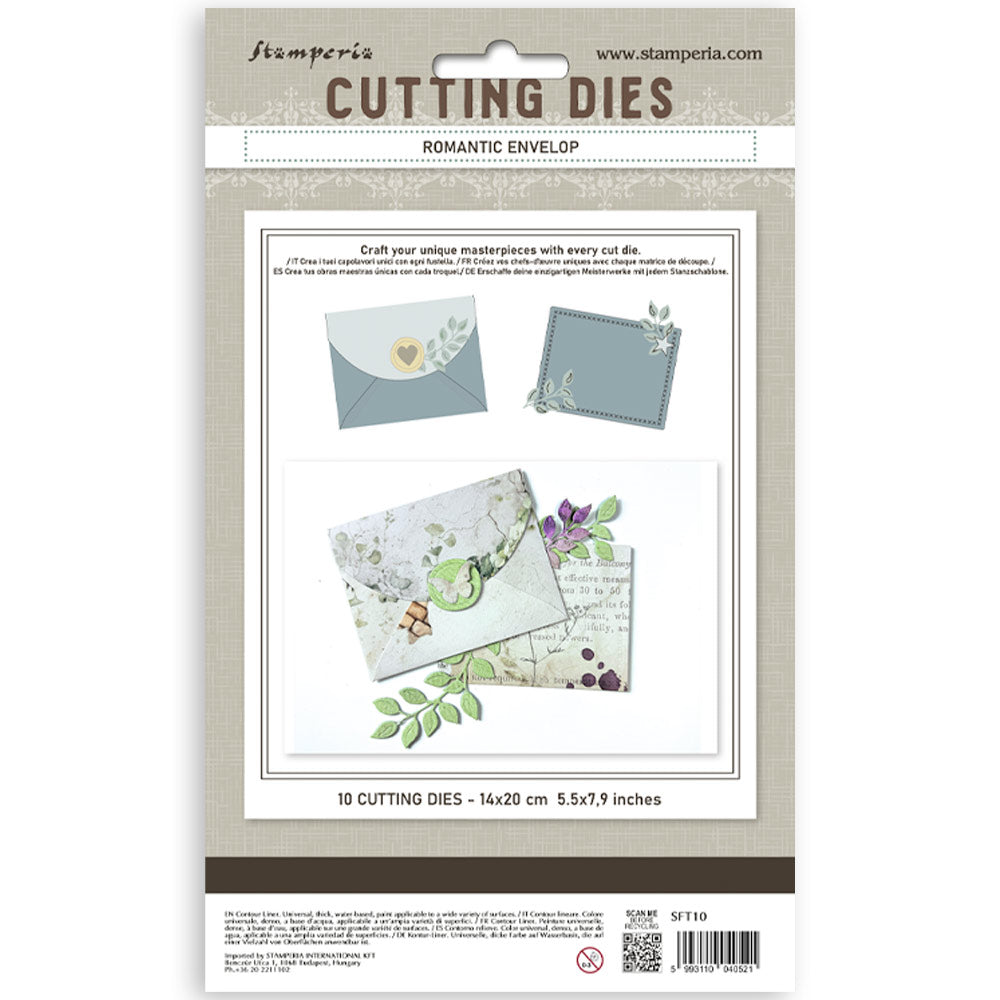 Stamperia Cutting Dies A5 - Romantic Envelope