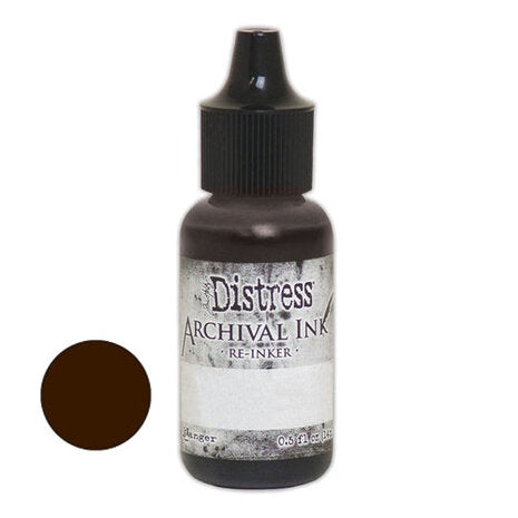 Tim Holtz Distress Archival Pad Re-Inker - Ground Espresso