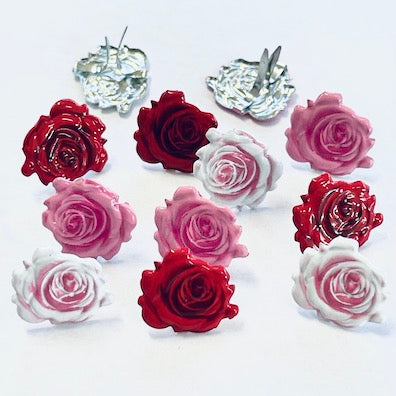 Eyelet Outlet Shape Brads - Rose