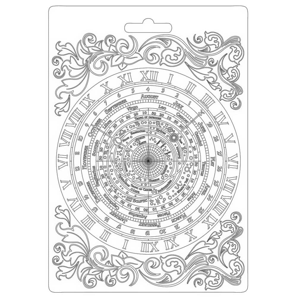 Stamperia Soft Maxi Mould A5 - Alchemy Astrology