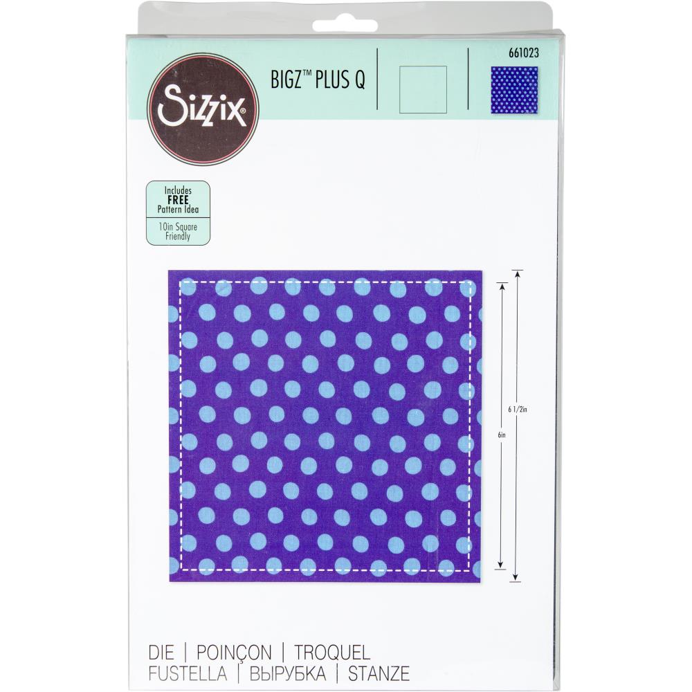 Sizzix Bigz Die - Plus Q Die - Square 6" Finished
