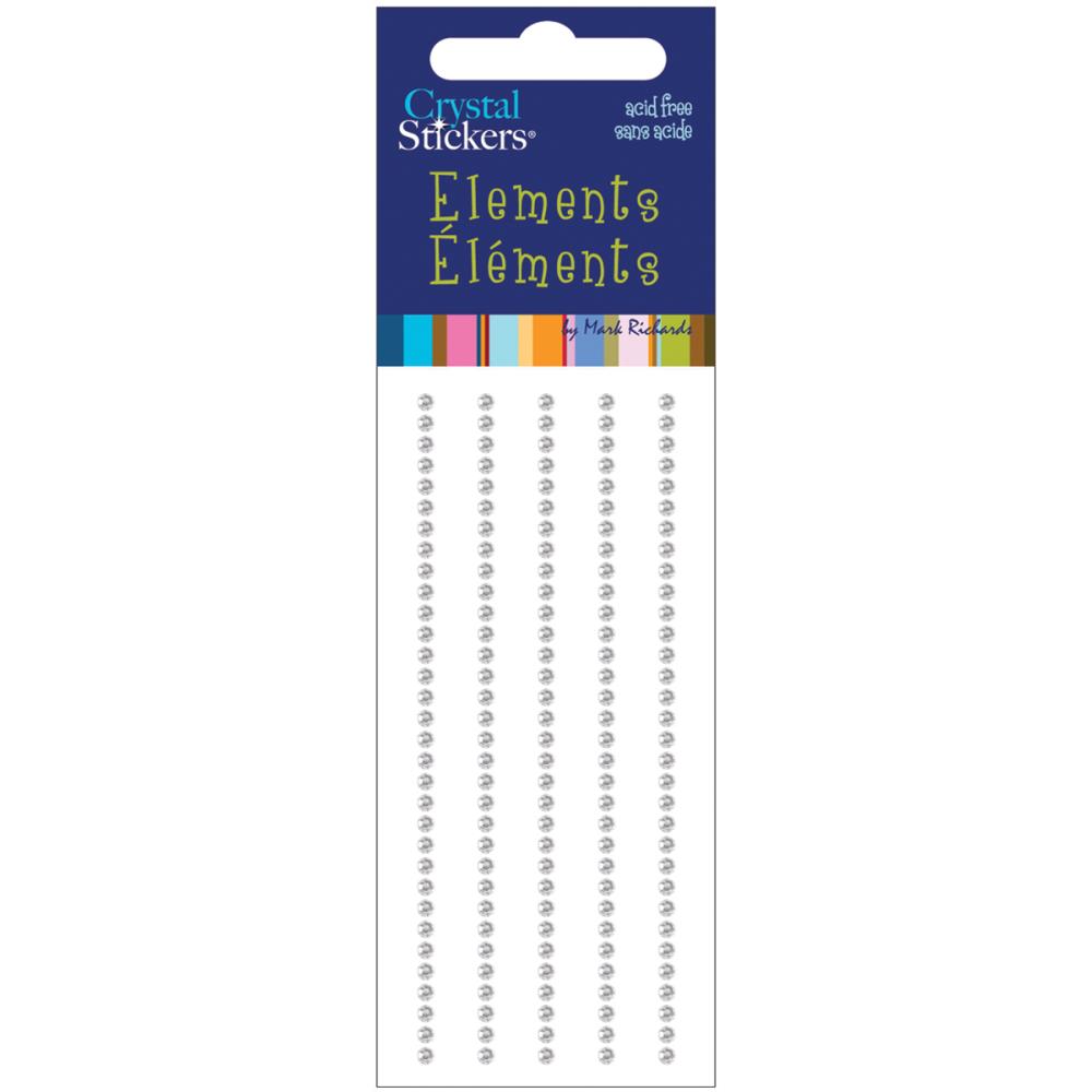 Mark Richards Crystal Stickers Elements - 2mm Round Clear