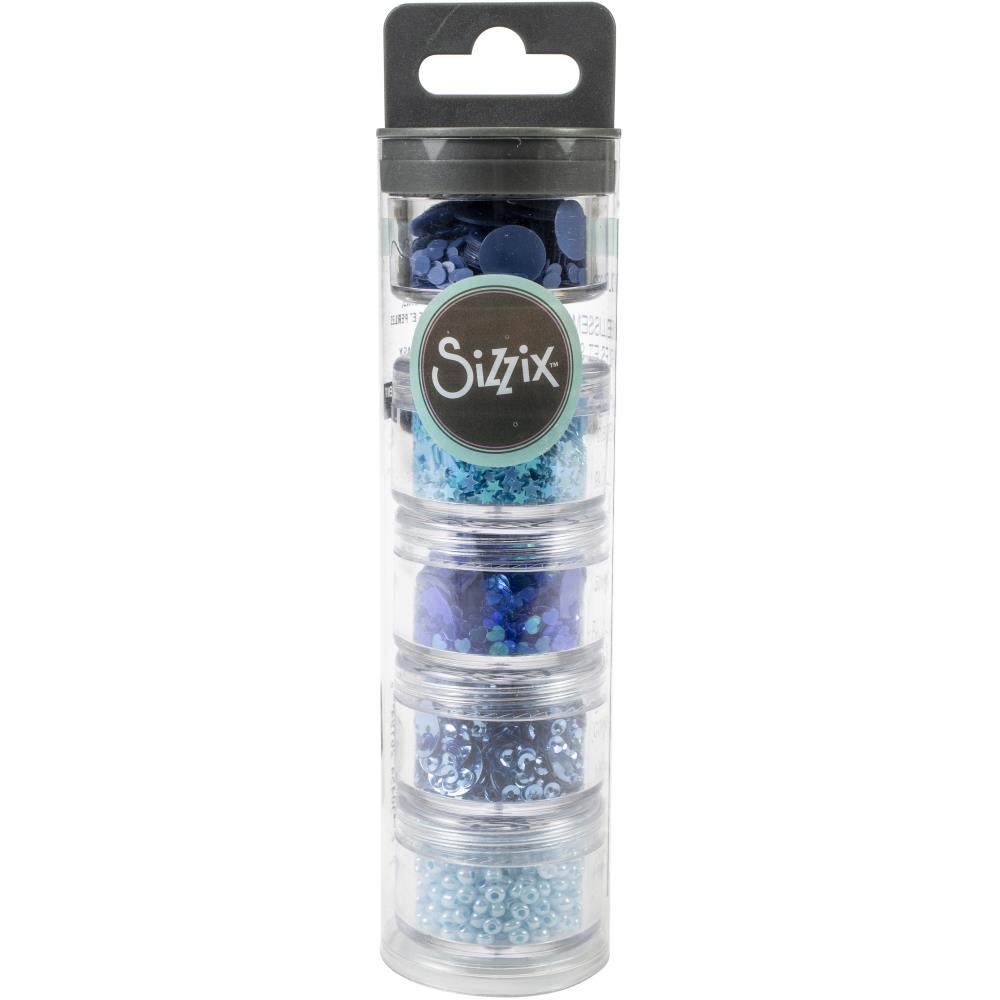 Sizzix Making Essential Sequins & Beads - Bluebell