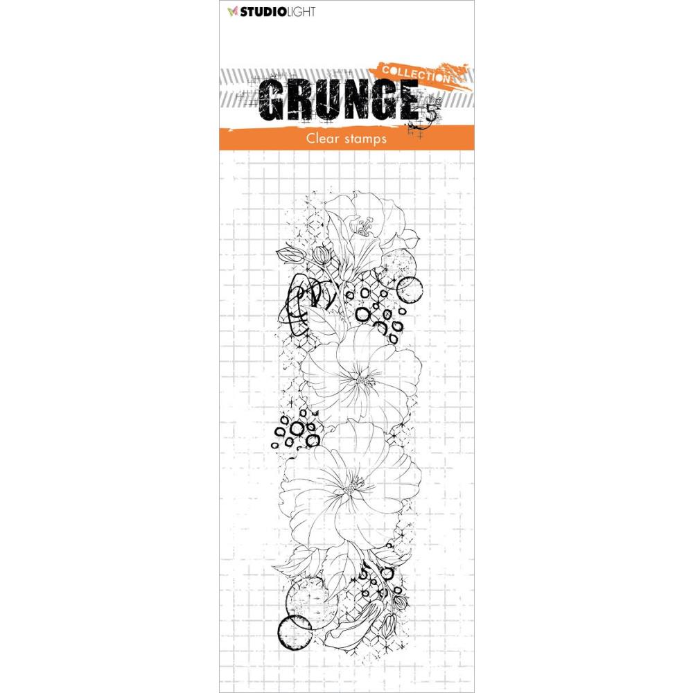 Studio Light Grunge Collection Stamp - Hibiscus