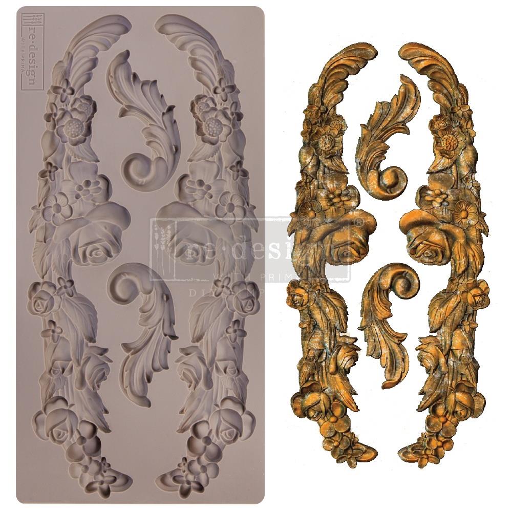 Prima Marketing Re-Design Mould - Delicate Floral Strands