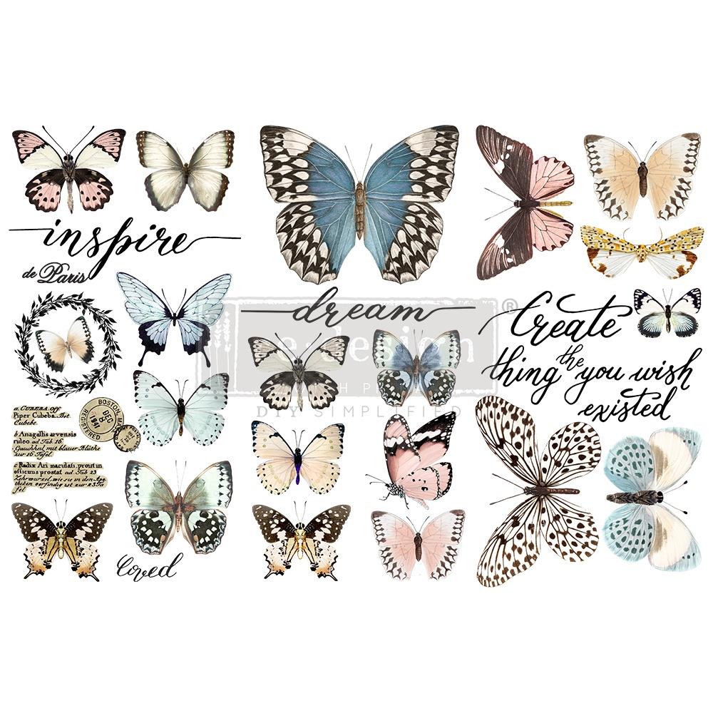 Prima Marketing Re-Design Decor Transfers - Papillon Collection