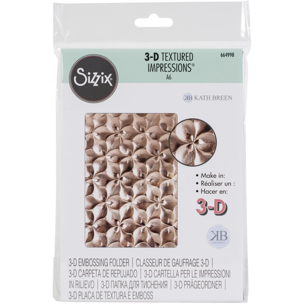 Sizzix 3D Textured Impressions By Kath Breen - Organic Petals