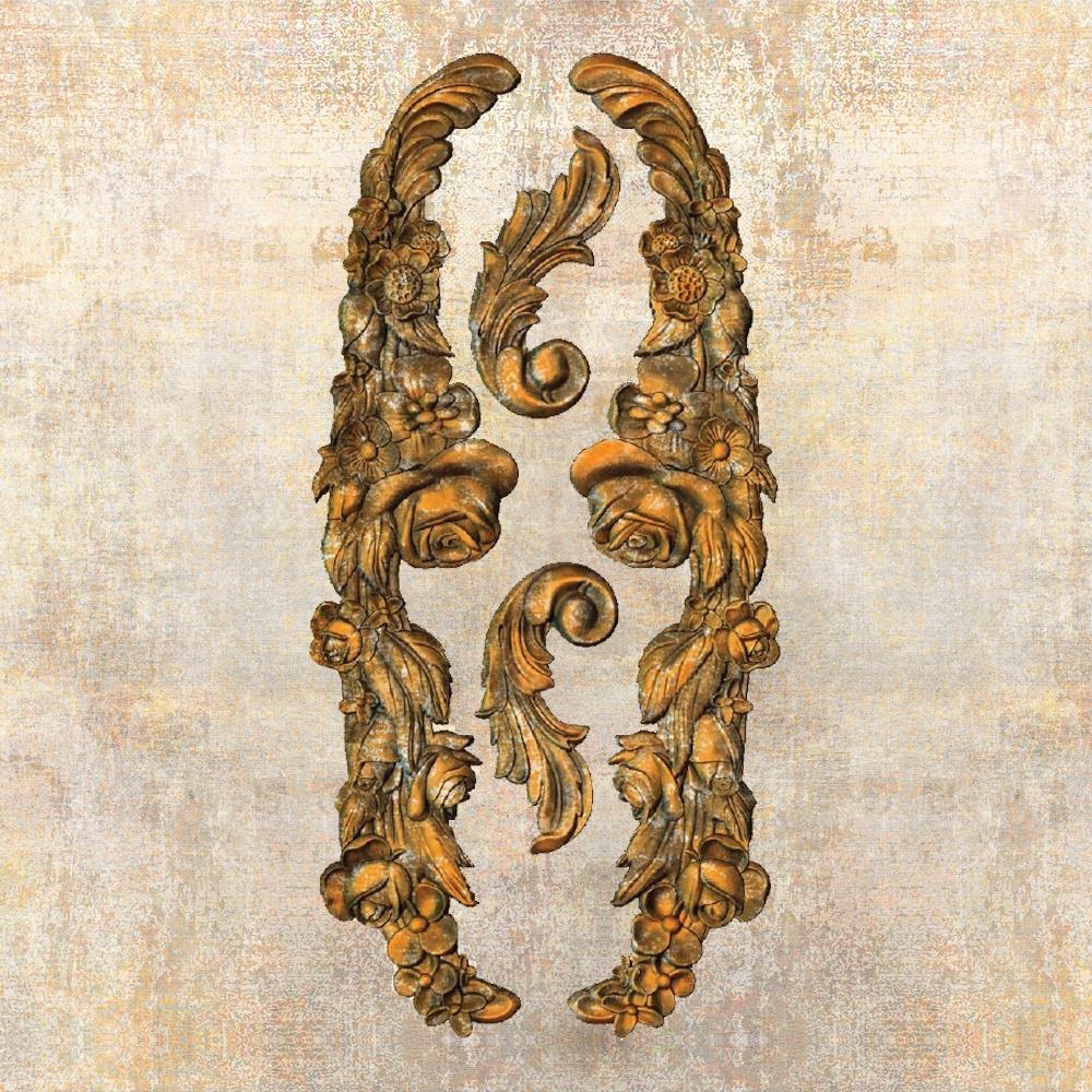 Prima Marketing Re-Design Mould - Delicate Floral Strands.