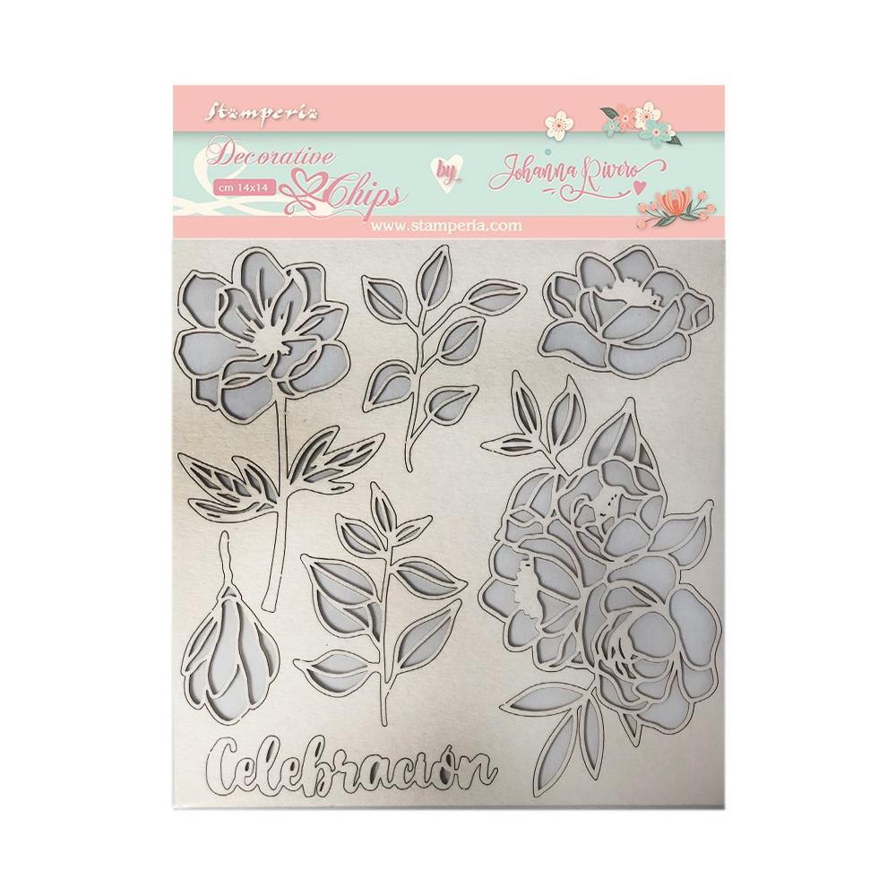 Stamperia Decorative Chips - Celebration