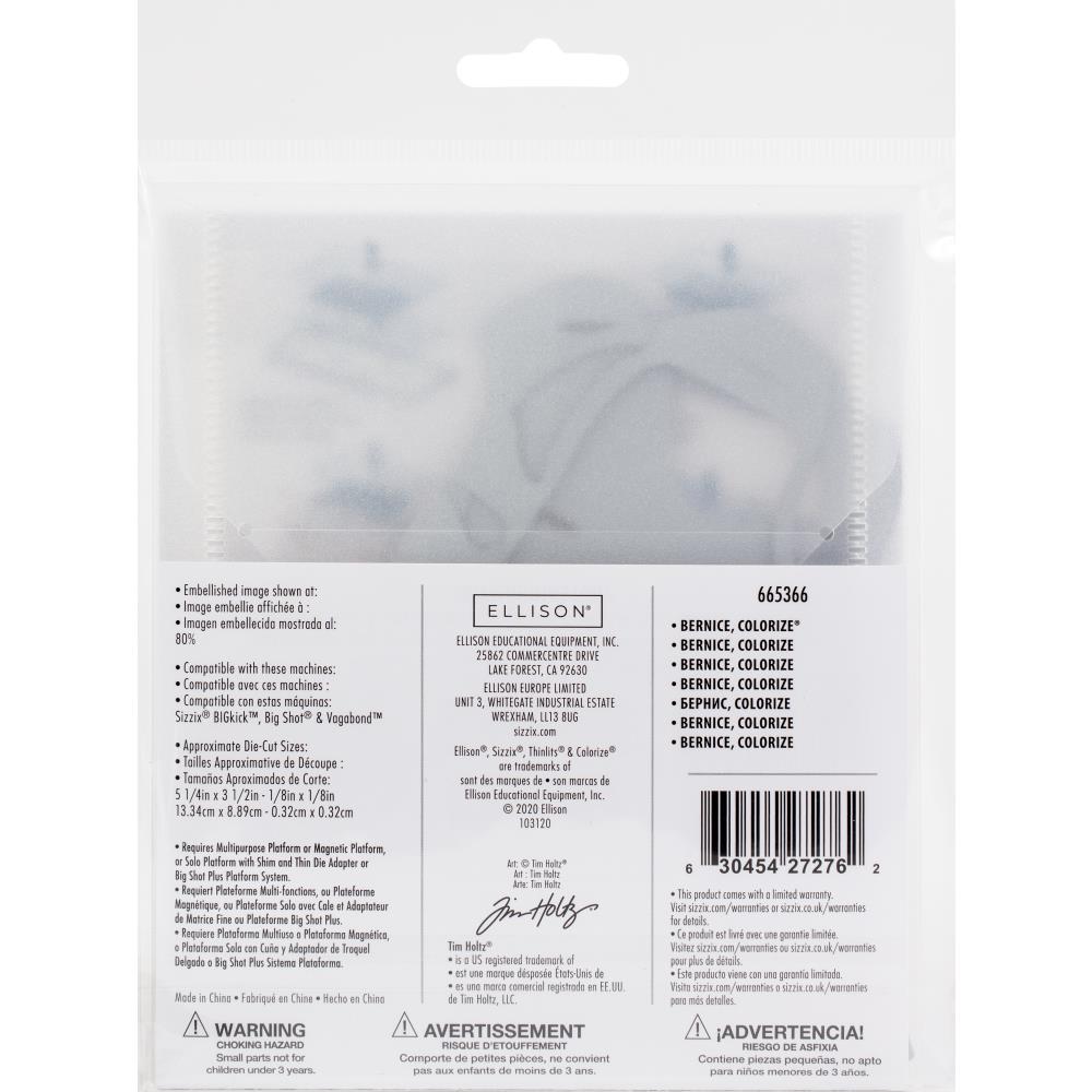 Sizzix Thinlits Dies - By Tim Holtz - Bernice Colorize..
