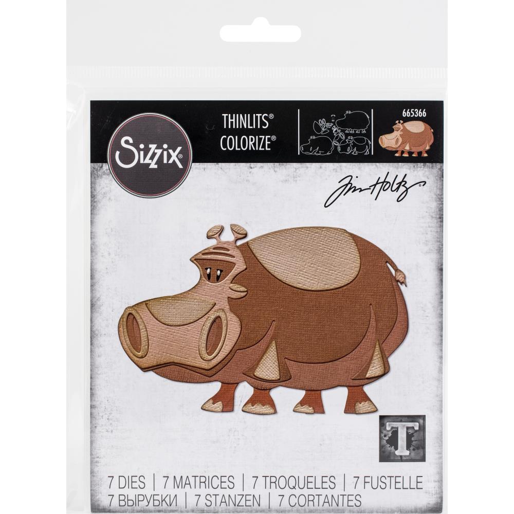 Sizzix Thinlits Dies - By Tim Holtz - Bernice Colorize