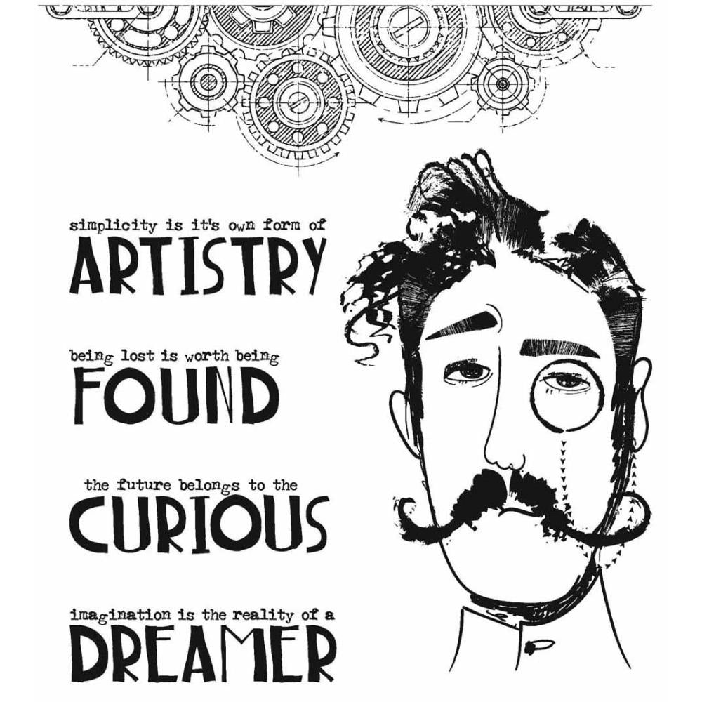 Tim Holtz Cling Stamps - Observations