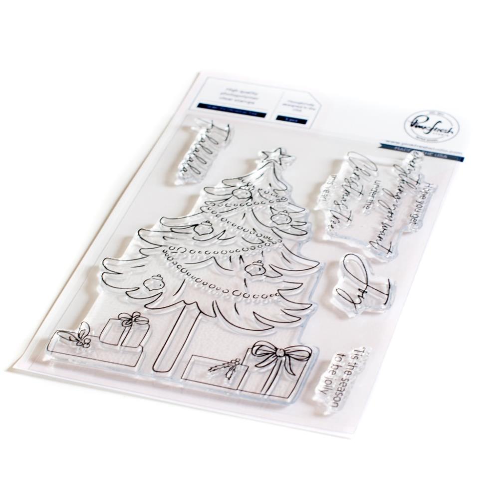Pinkfresh Studio Clear Stamp Set - Under The Christmas Tree