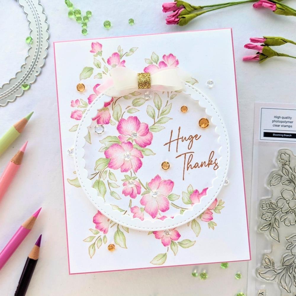 Pinkfresh Studio Clear Stamp Set - Blooming Branch