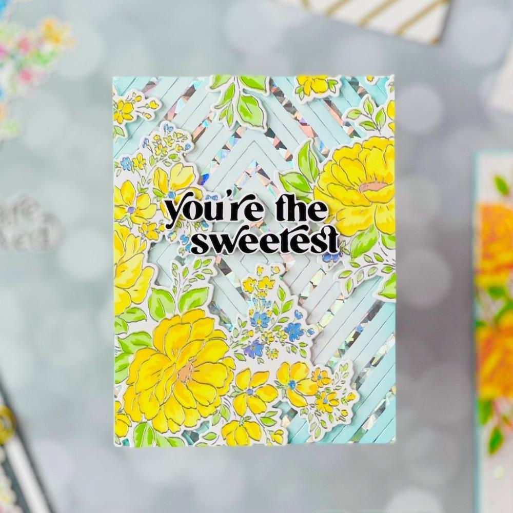 Pinkfresh Studio Clear Stamp Set - Lush Peonies