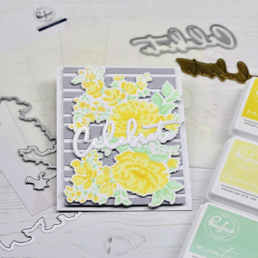 Pinkfresh Studio Die - Lush Peonies