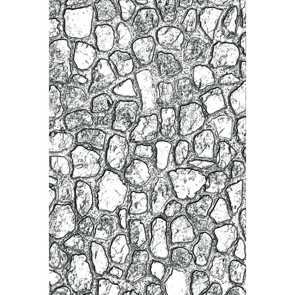 Sizzix 3D Texture Fades Embossing Folder By Tim Holtz - Mini Cobblestone