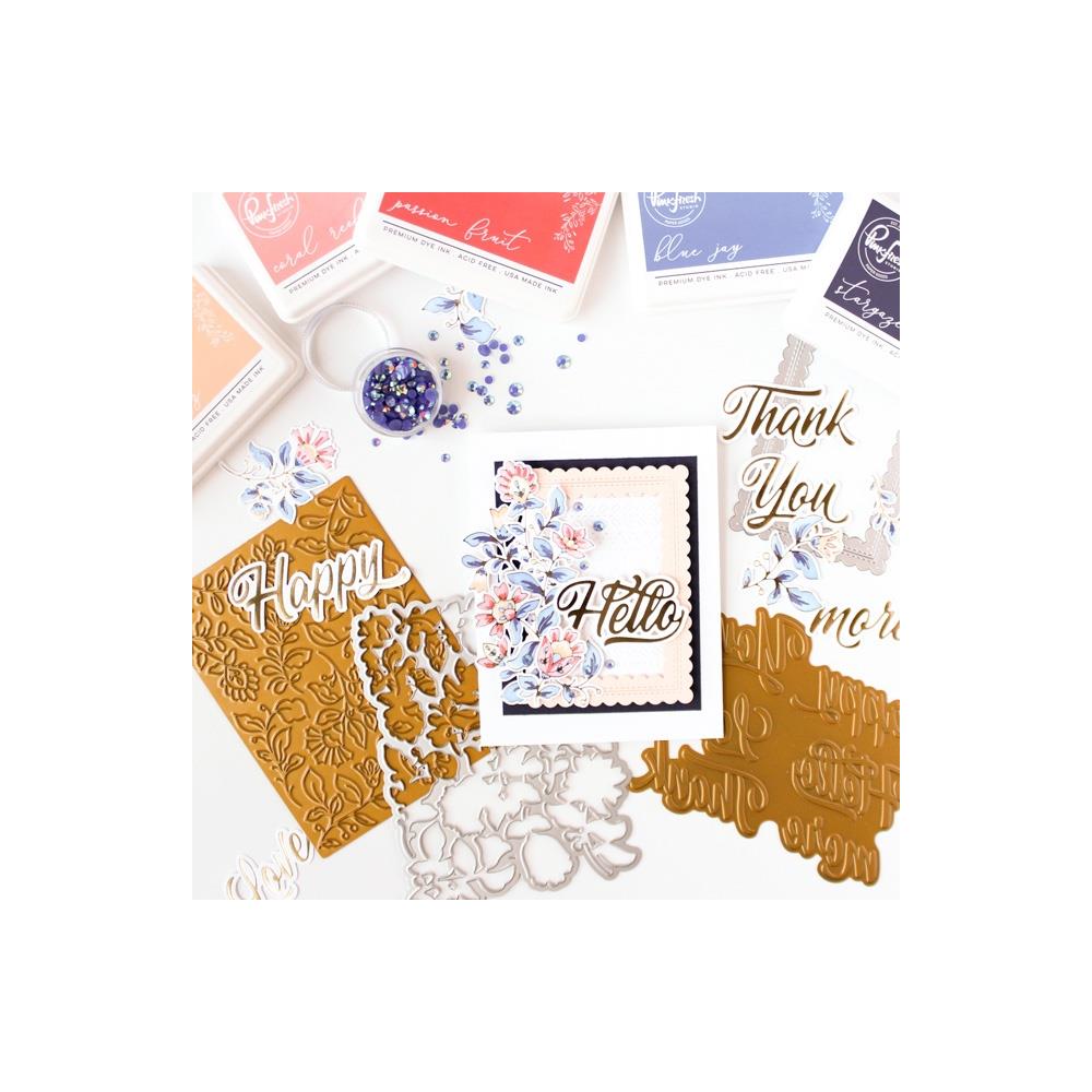 Pinkfresh Studio Hot Foil Plate - Brushed Sentiments