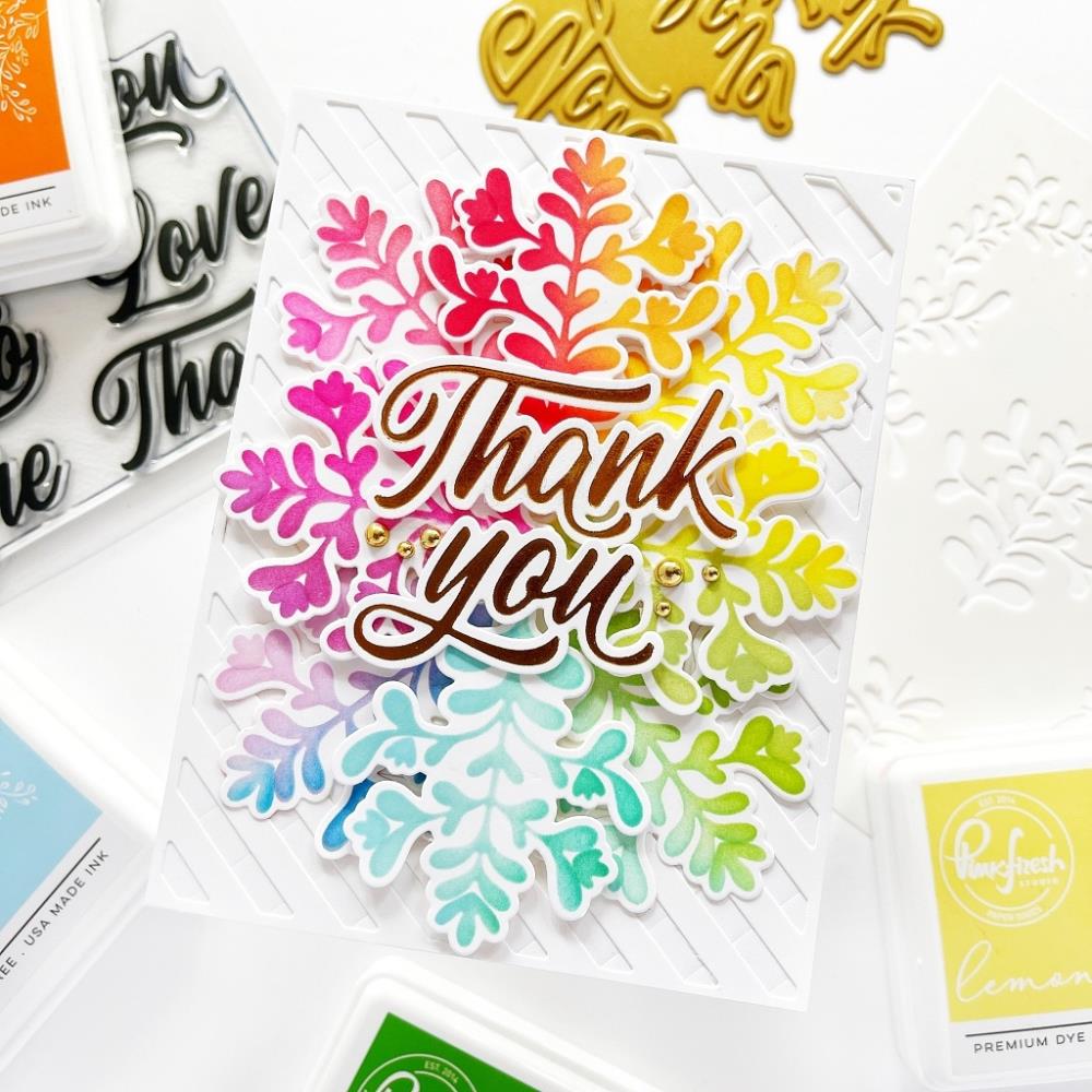 Pinkfresh Studio Die - Sweet Leaves Frame