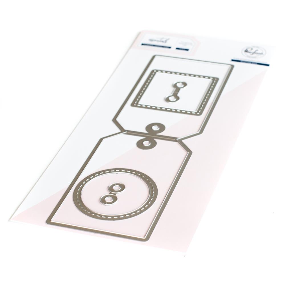 Pinkfresh Studio Essentials Die Set - Foldable Shaker Tags