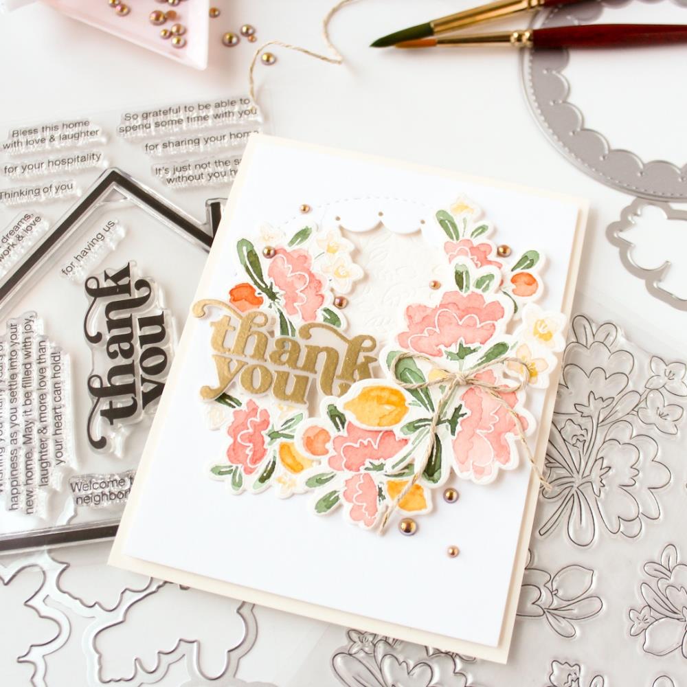 Pinkfresh Studio Clear Stamp Set - Citrus Bloom