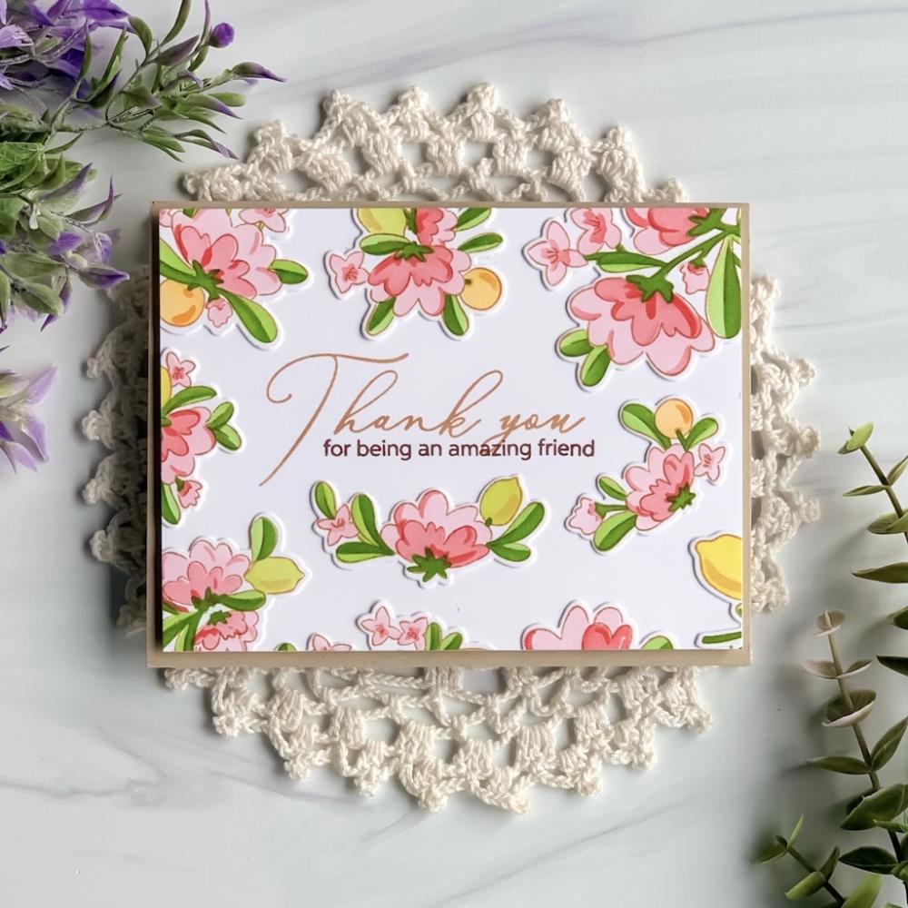 Pinkfresh Studio Stencils - Citrus Bloom Layering