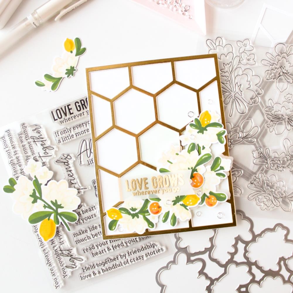 Pinkfresh Studio Clear Stamp Set - Always Uplifting
