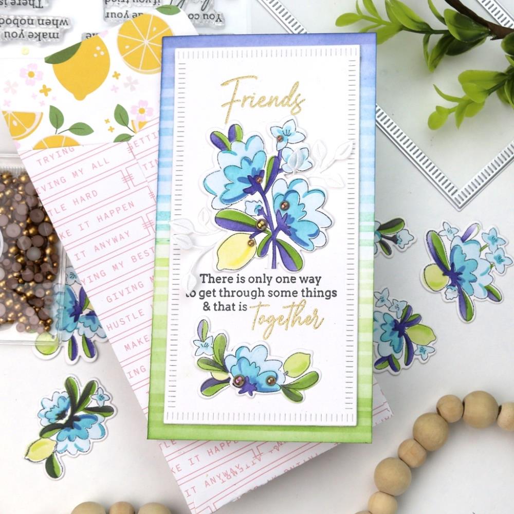 Pinkfresh Studio Clear Stamp Set - Always Uplifting