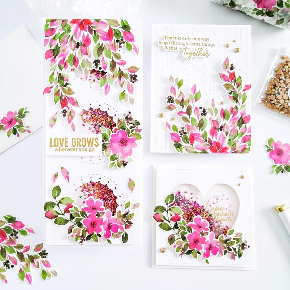 Pinkfresh Studio Clear Stamp Set - Always Uplifting