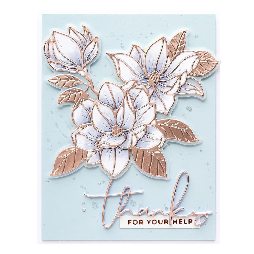 Spellbinders Etched Dies - Magnolia Blooms