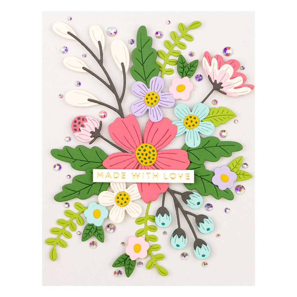 Spellbinders Etched Die - Be Bold Blooms