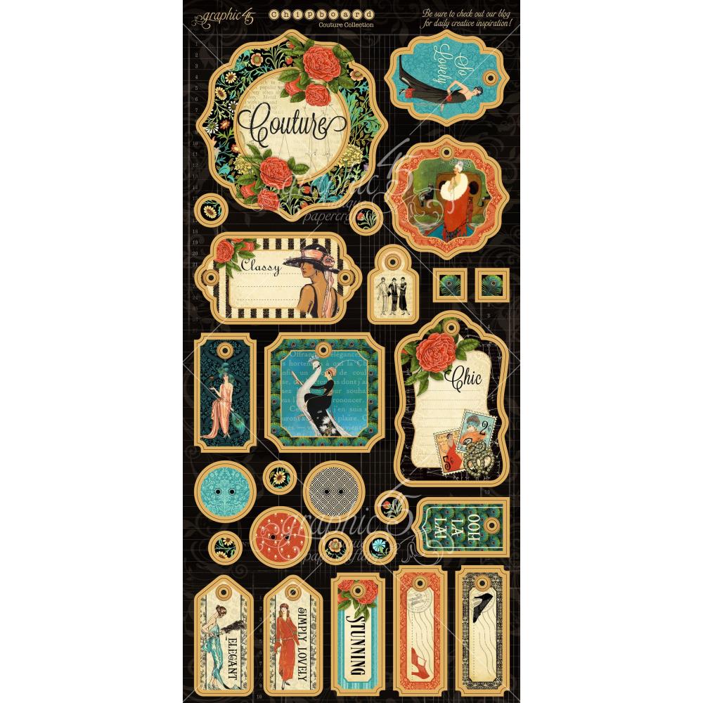 Graphic 45 - 12x12 Deluxe Collector's Edition - Couture