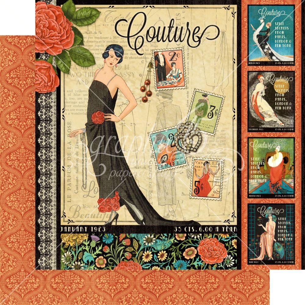 Graphic 45 - 12x12 Deluxe Collector's Edition - Couture