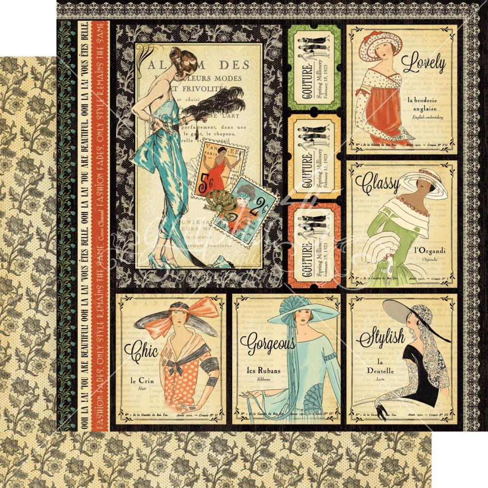 Graphic 45 - 12x12 Deluxe Collector's Edition - Couture