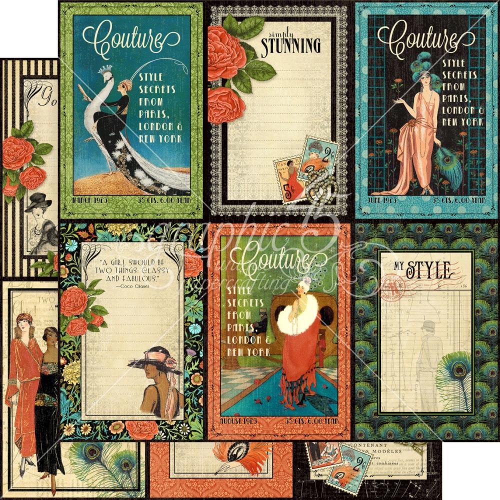 Graphic 45 - 12x12 Deluxe Collector's Edition - Couture