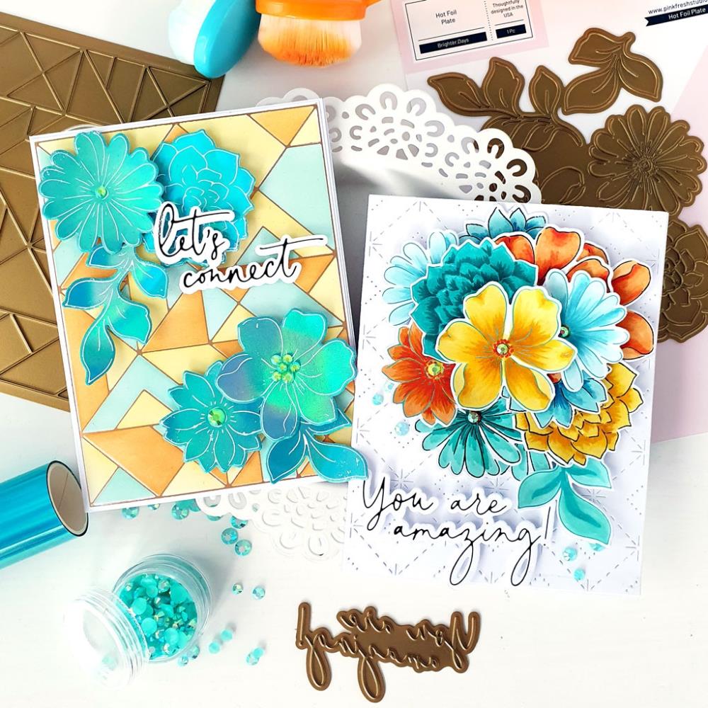 Pinkfresh Studio Stencils - Brighter Days Layering