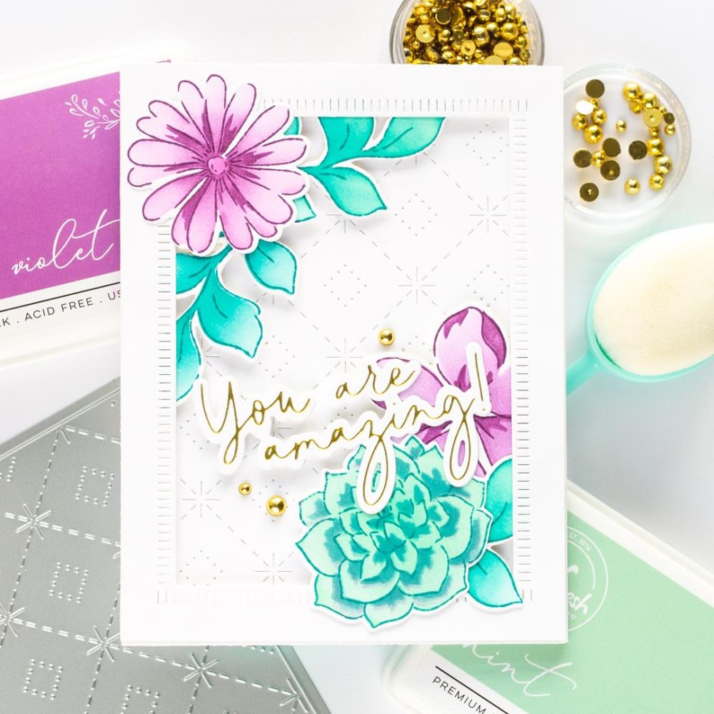 Pinkfresh Studio Stencils - Brighter Days Layering