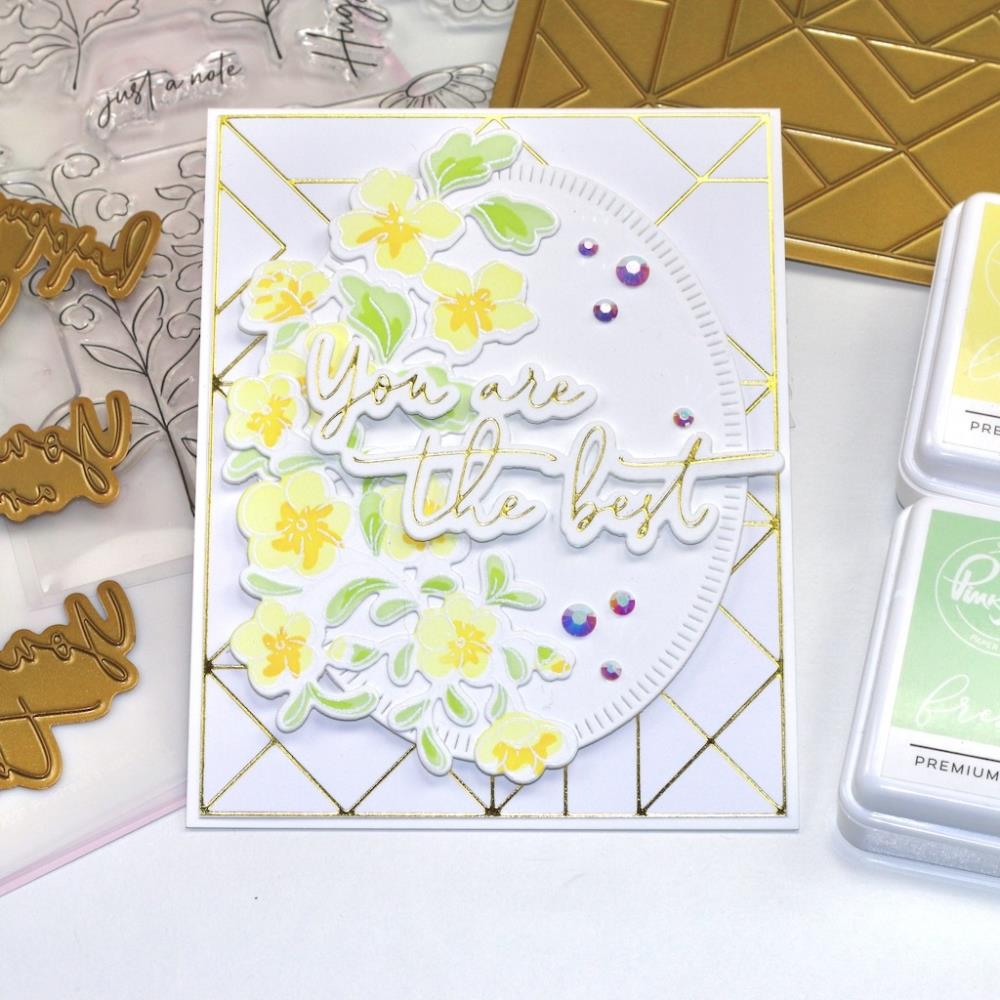 Pinkfresh Studio Hot Foil Plate - Art Deco
