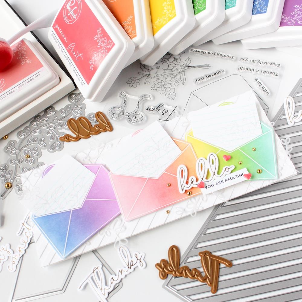 Pinkfresh Studio Die - Floral Envelope