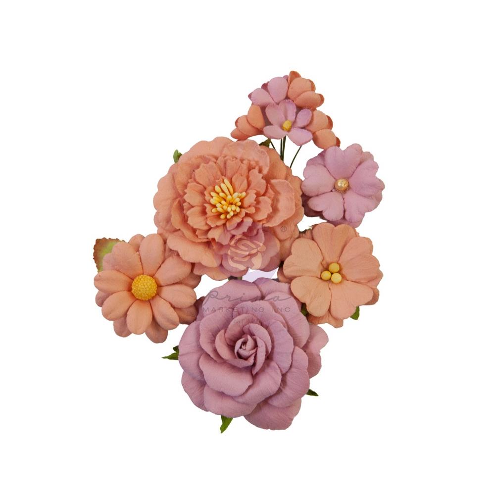 Prima Marketing Mulberry Paper Flowers - Believer Indigo