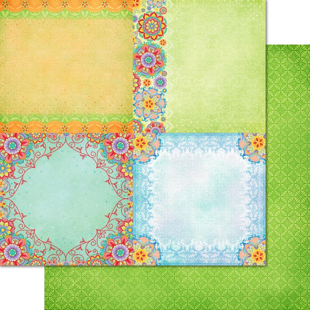 Heartfelt Creations Double-Sided Paper Pad 12x12 - Elegant Mosaics