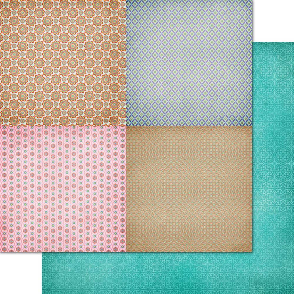 Heartfelt Creations Double-Sided Paper Pad 12x12 - Elegant Mosaics