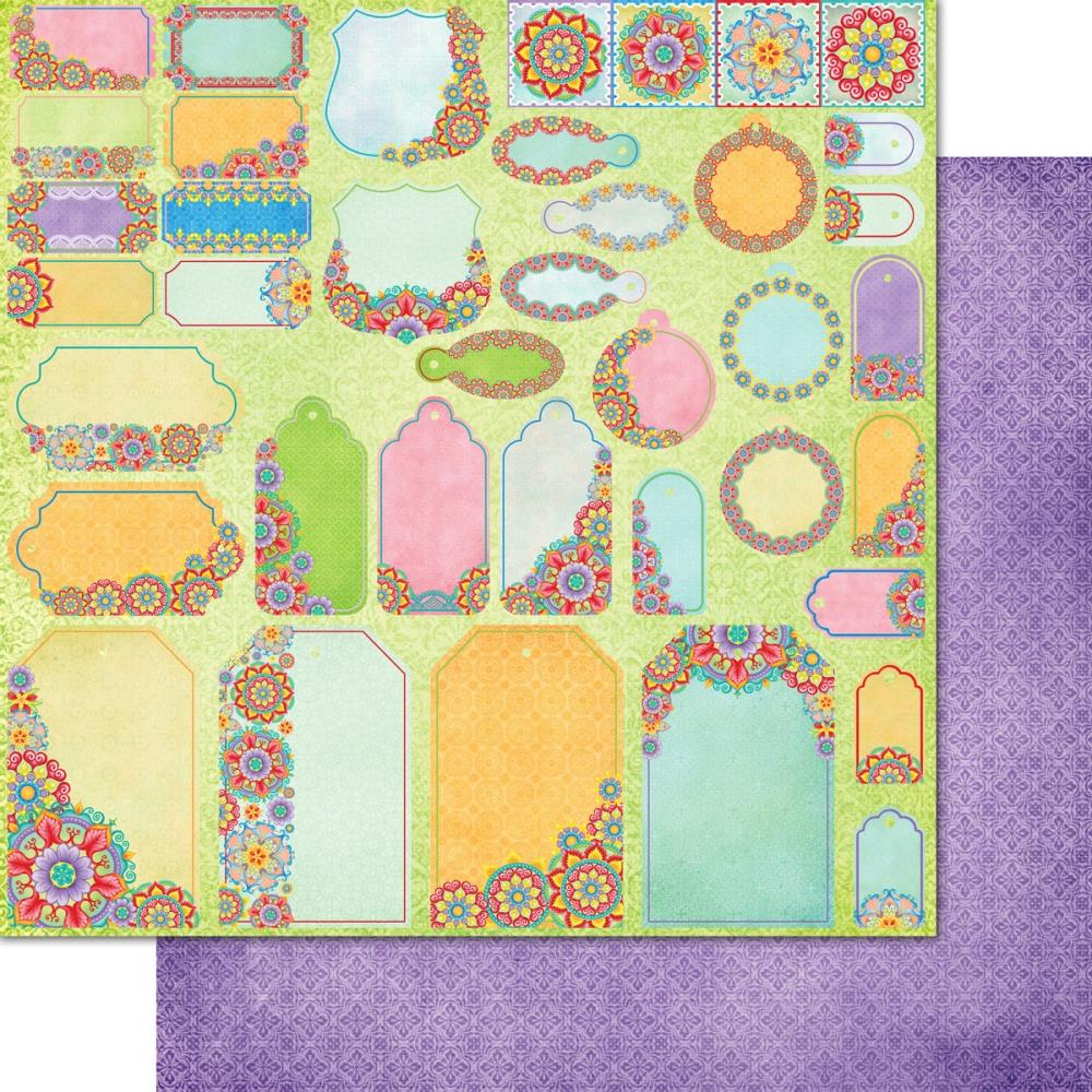 Heartfelt Creations Double-Sided Paper Pad 12x12 - Elegant Mosaics