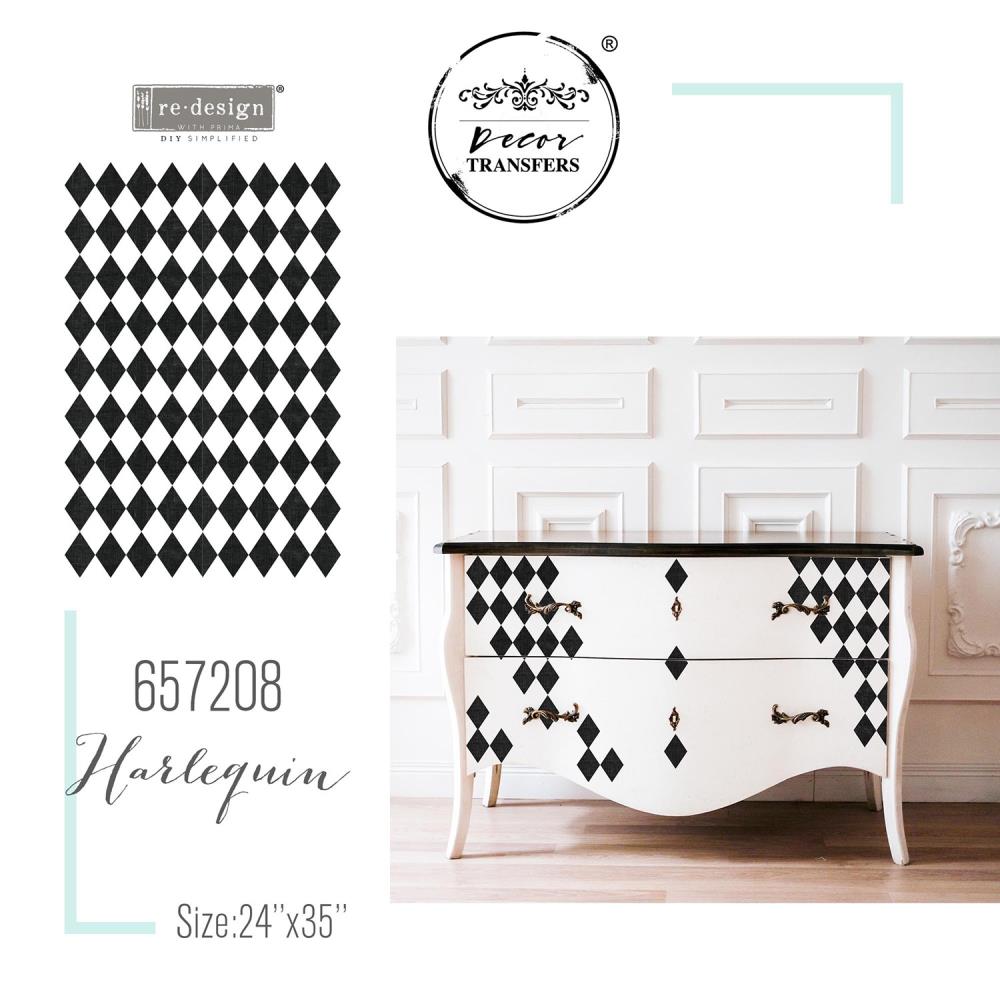 Prima Re-Design Decor Transfer - Harlequin