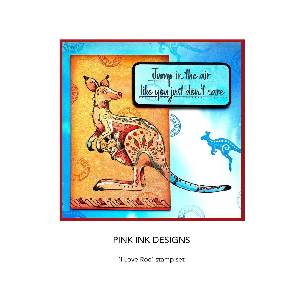 Pink Ink Designs A5 Clear Stamp Set - I Love Roo