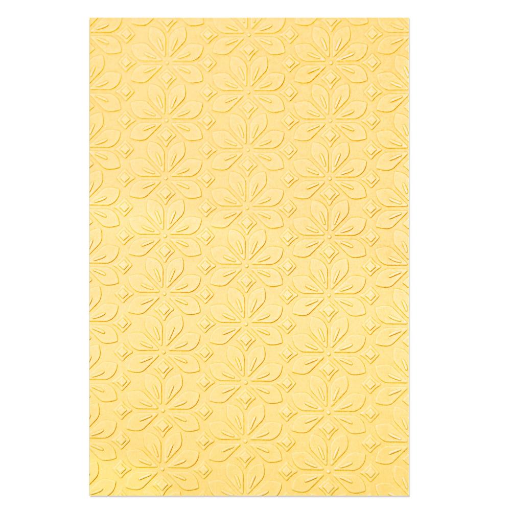 Sizzix Multi-Level Textured Impressions Embossing Folder - Flower Power
