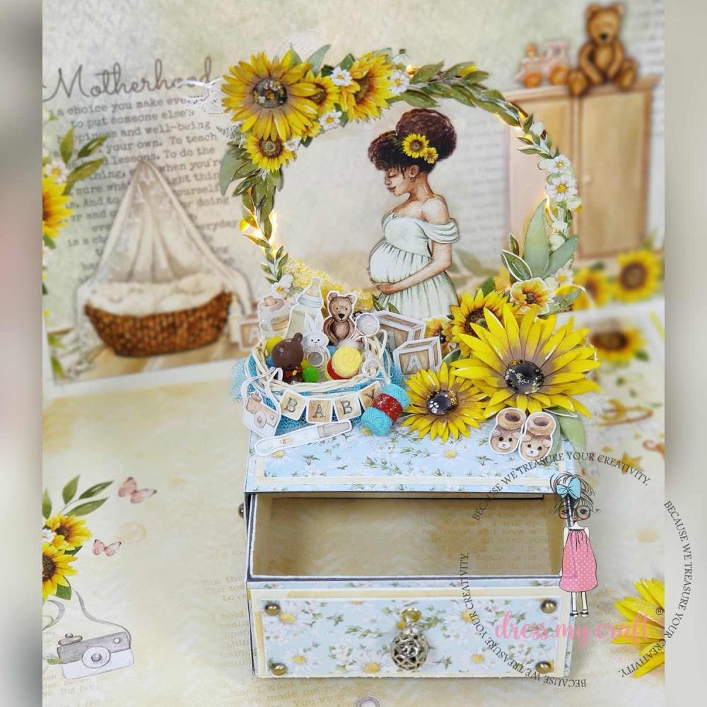 Dress My Craft Image Sheet 240gsm A4 - Mom To Be #1