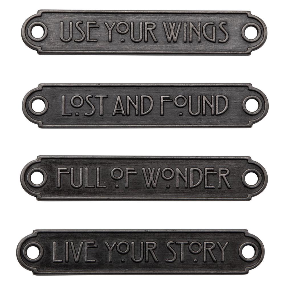 Idea-Ology Metal - Word Plaques