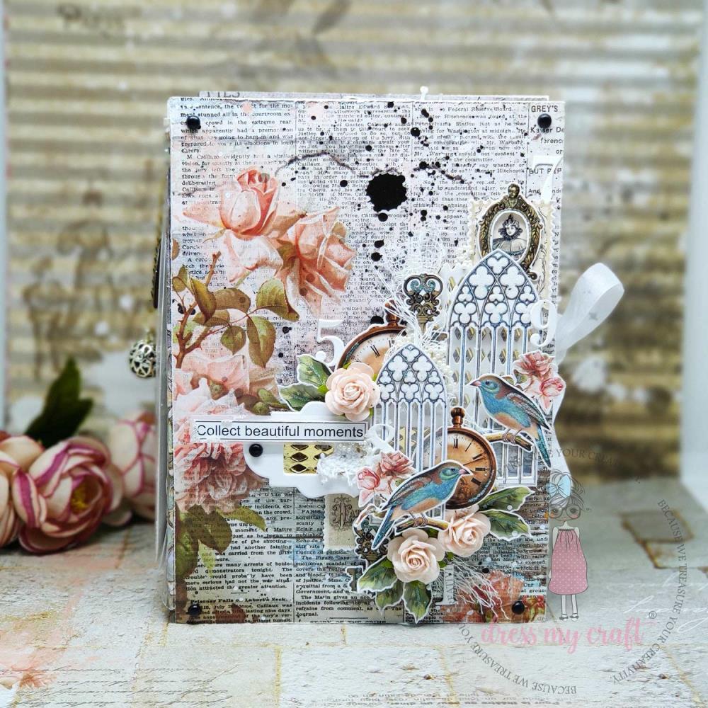 Dress My Craft Single-Sided Paper Pad 12X12 - Timeless Beauty